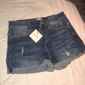 Jean high wasted shorts